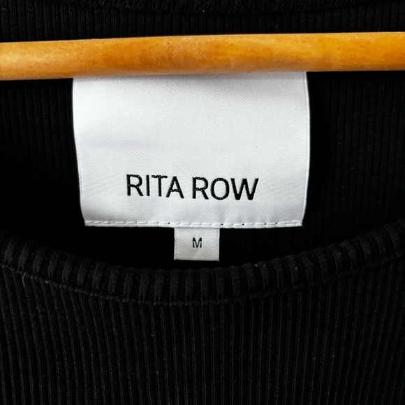 Rita Row Wyatt Dress - Black - ¾ sleeves, knit upper body - Picture 6 of 16